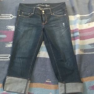 Women's size 10 American eagle stretch capris